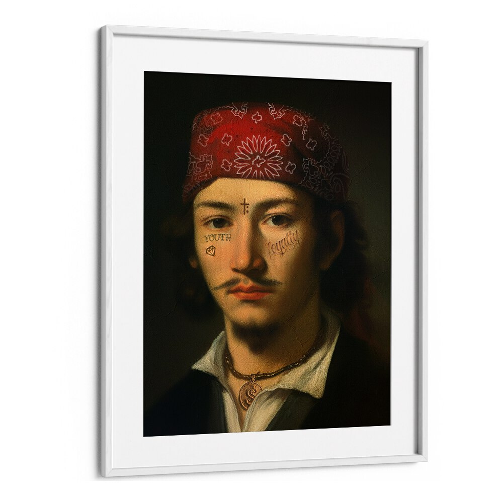 Discover the urban artistry of LATIN GANG, ALTERED ART PRINTS by Dikhotomy, blending culture and creativity beautifully.