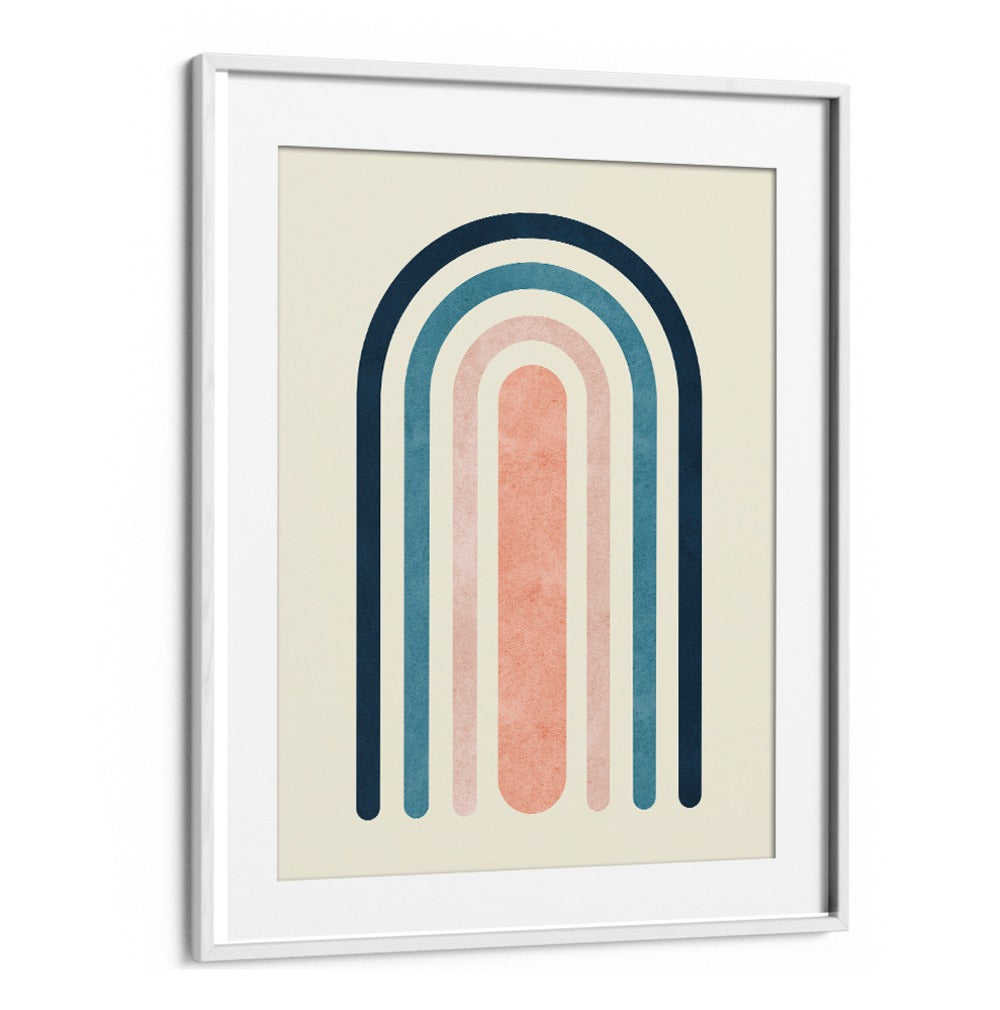 Modern LINES AND ARCS VI, BOHO ART PAINTINGS showcase elegant curves in soft colors, perfect for enhancing your decor.