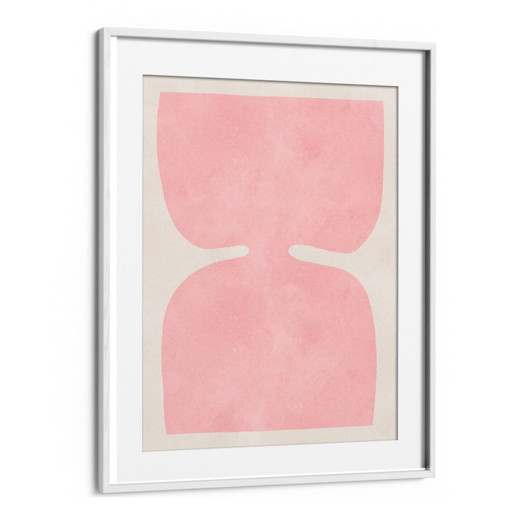Stunning ORGANIC IV, GEOMETRIC ART PRINTS featuring soft pink shapes, perfect for enhancing any art lover's space.