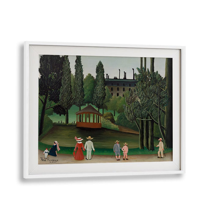 VIEW OF MONTSOURIS PARK , VINTAGE PAINTINGS