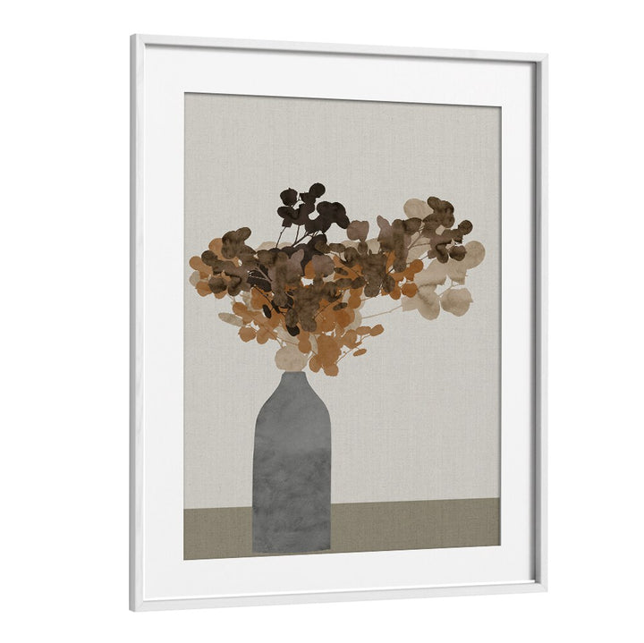 Elegant dried flowers in a vase, beautifully crafted in this floral flower painting, perfect for your decor transformation.