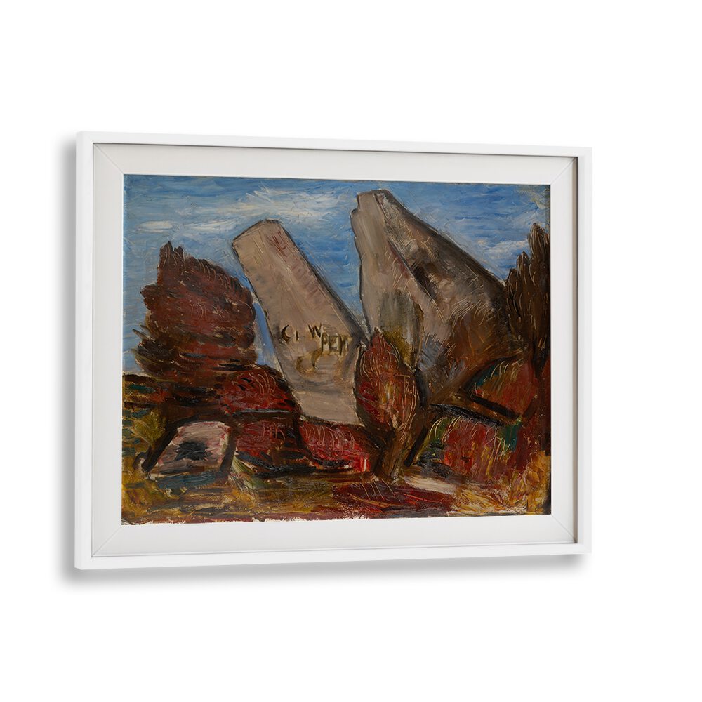 WHALE’S JAW, DOGTOWN COMMON, CAPE ANN, MASSACHUSETTS (1934) , VINTAGE PAINTINGS