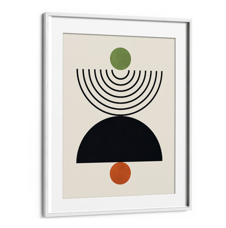 Discover LINES AND CIRCLES XXV, BOHO ART PAINTINGS, a striking blend of shapes and colors for modern decor.