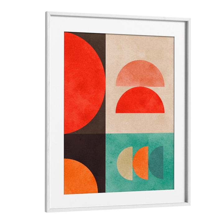 Vibrant CIRCLES IN HARMONY XI, GEOMETRIC ART PRINTS, showcasing balance and color for modern decor.