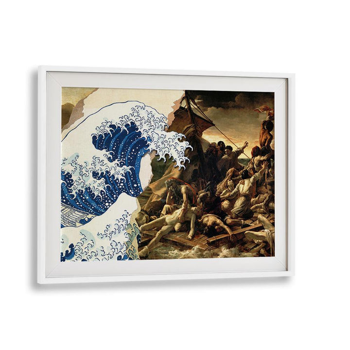 Captivating “Tragedy in the Storm, Altered Art Prints” by Dikhotomy, blending emotion and artistry for your space.