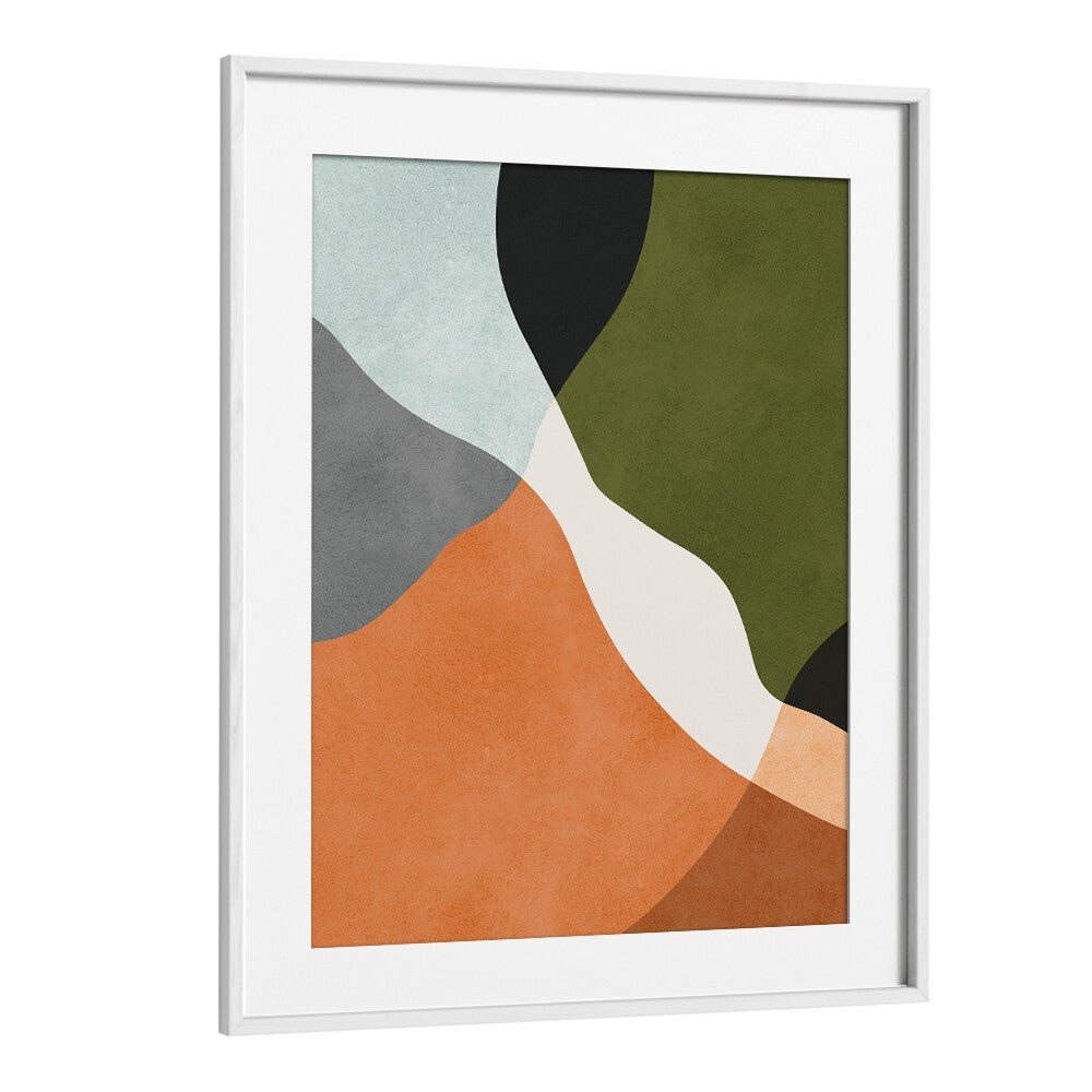 Captivating BOHO TRAITS II, ABSTRACT PAINTINGS showcase vibrant colors and fluid shapes, perfect for bohemian decor.