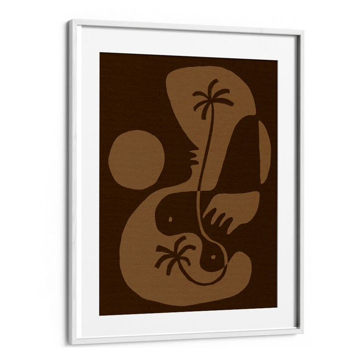 Stylish THE LAND STORY V, BOHO ART PAINTINGS featuring earthy tones and abstract design, perfect for any decor.