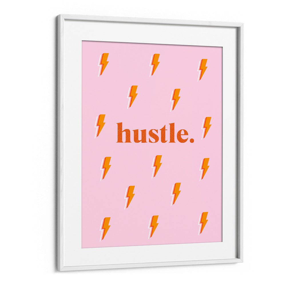 Elevate your decor with HUSTLE, FASHION POSTERS featuring vibrant lightning designs, perfect for home or office.