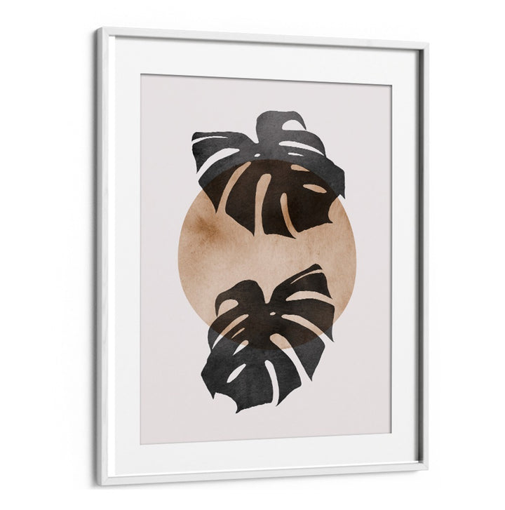 Hand-painted LEAVES VIII, BOHO ART PAINTINGS featuring vibrant watercolor foliage, perfect for nature lovers' decor.