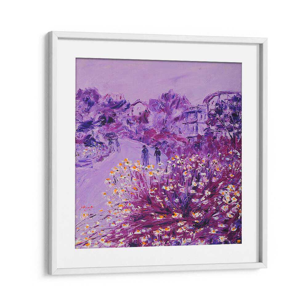 Vibrant CHRYSANTHEMUM DATE, FLORAL FLOWER PAINTINGS showcasing blooming flowers in a scenic landscape. Perfect for decor.