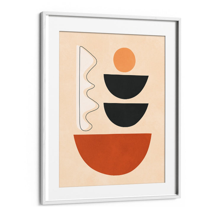 Colorful geometric design featuring SEMICIRCLES II, BOHO ART PAINTINGS, perfect for modern decor and creativity.