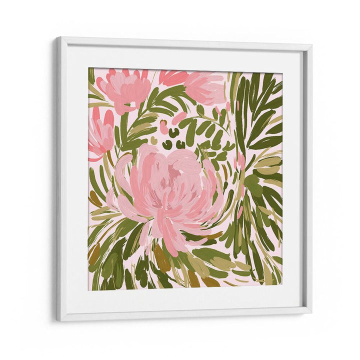 PROJECT ROSE, FLORAL FLOWER PAINTINGS showcase vibrant pink florals in elegant design, perfect for any decor.