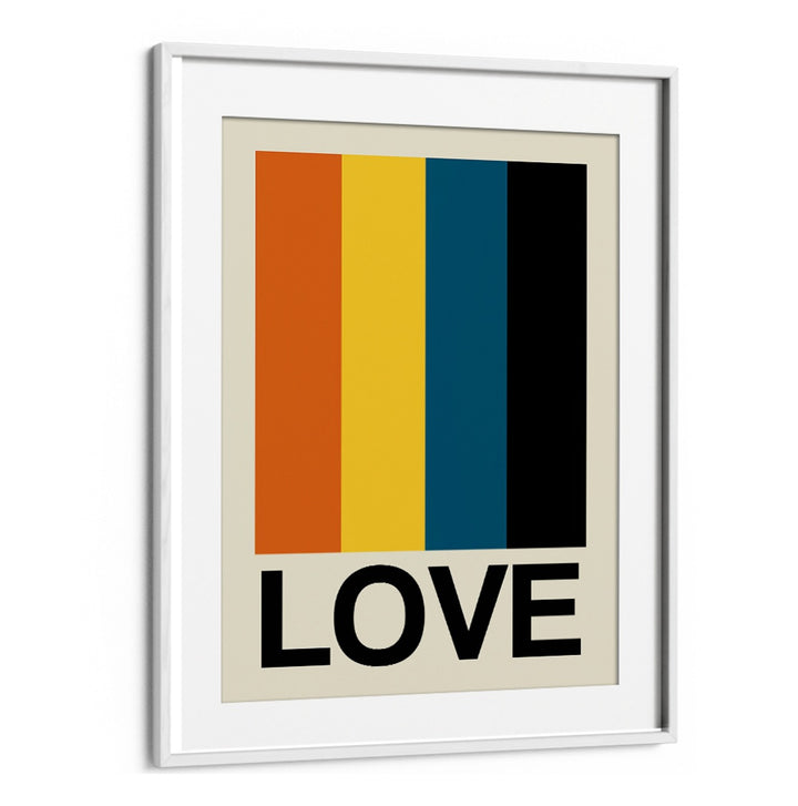 Vibrant RETRO STRIPE LOVE SUNDAZE, QUOTES poster, perfect for adding nostalgia and flair to your space.