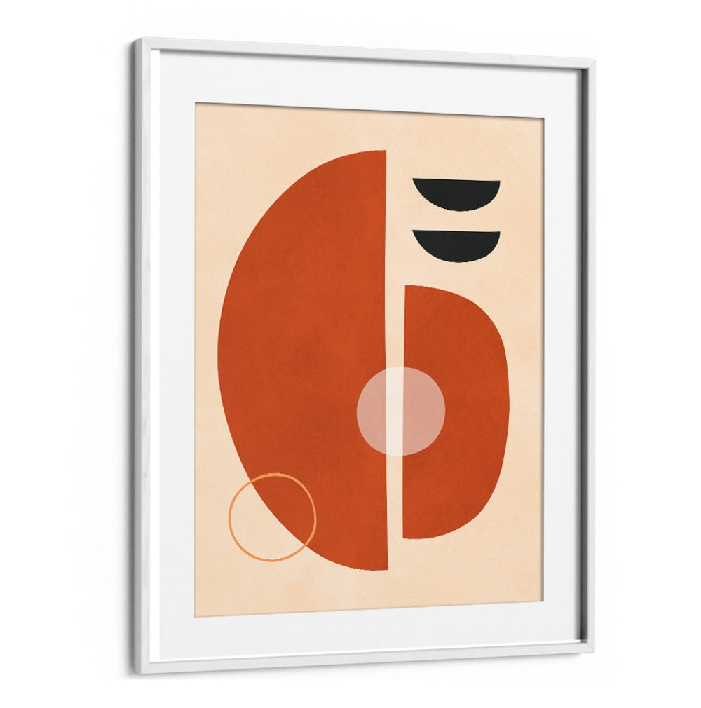 Abstract design featuring warm hues, perfect for any space. Explore SEMICIRCLES IV, BOHO ART PAINTINGS today!