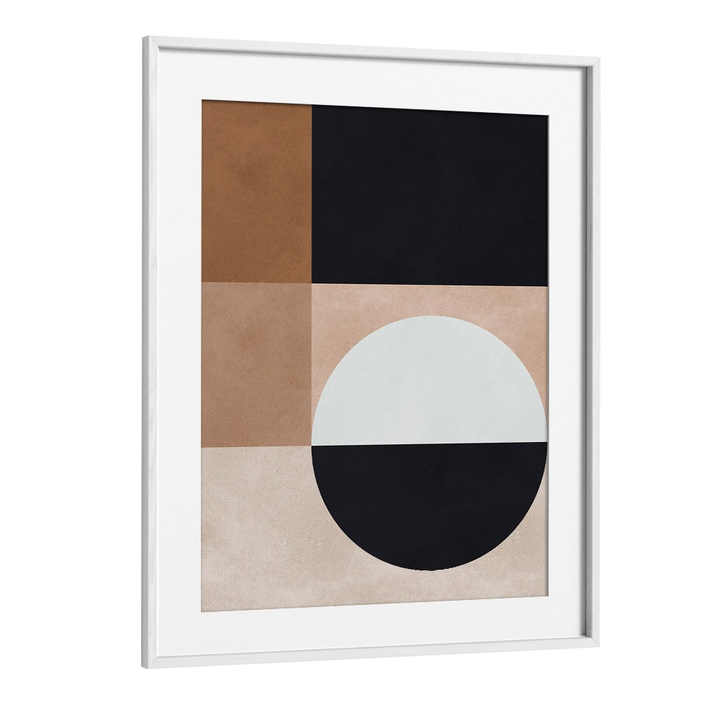Elegant GEOMETRIC HARMONY VI art print featuring intricate patterns and a harmonious color palette, perfect for decor.