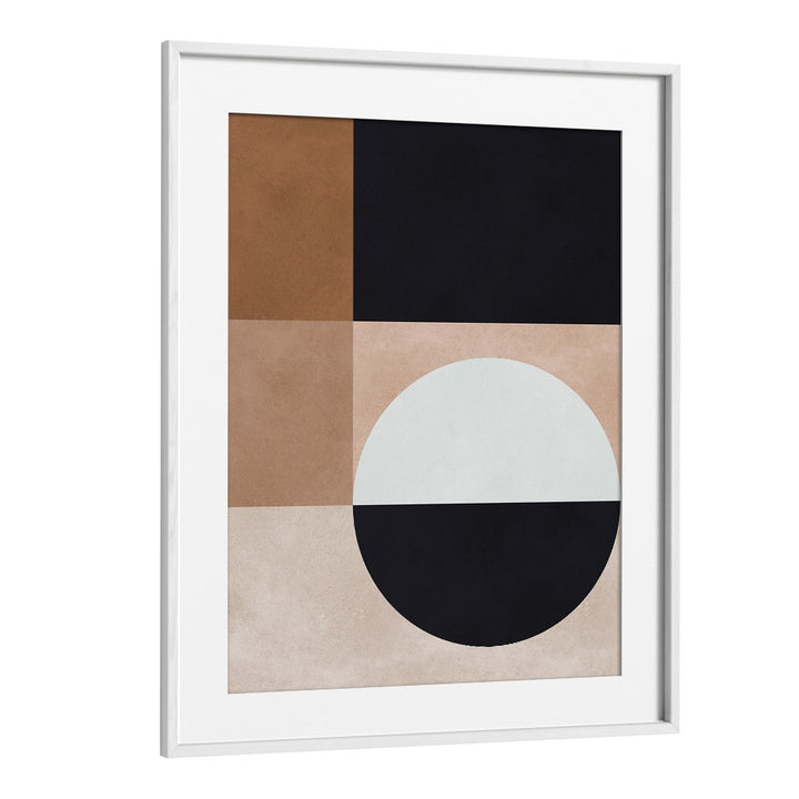 Elegant GEOMETRIC HARMONY VI art print featuring intricate patterns and a harmonious color palette, perfect for decor.