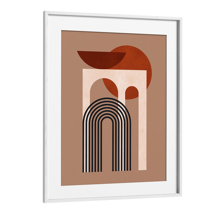 Stylish GEOMETRIC COMPOSITION I, BOHO ART PAINTINGS, elevating any space with its minimalist design and abstract allure.
