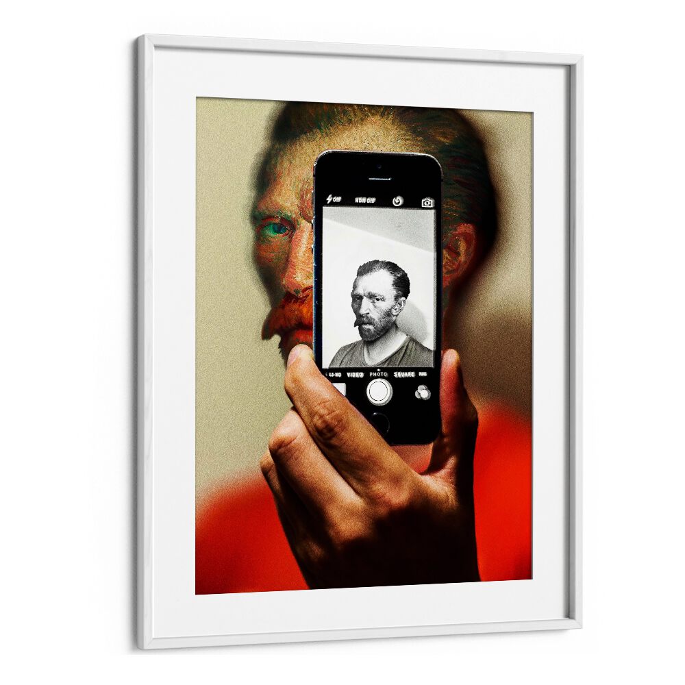 SHOW YOU MY SELFIE, ALTERED ART PRINTS by Dikhotomy showcases modern self-expression in a stunning art piece.