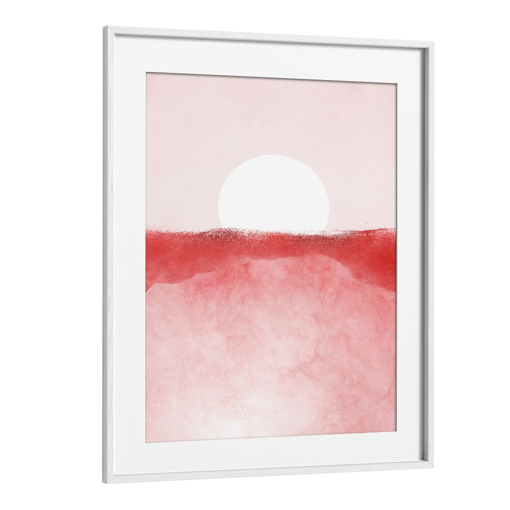 Stunning MINIMAL LANDSCAPE PINK I, LANDSCAPE PAINTINGS with soft pink hues, perfect for adding tranquility to any space.
