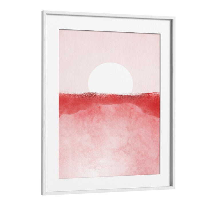 Stunning MINIMAL LANDSCAPE PINK I, LANDSCAPE PAINTINGS with soft pink hues, perfect for adding tranquility to any space.