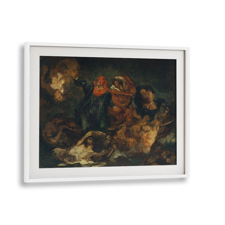 AFTER DELACROIX'S "BARK OF DANTE"  , VINTAGE PAINTINGS