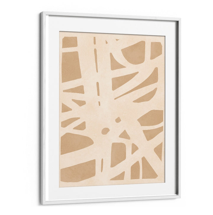 Abstract painting "EXPRESSIVE LINES III" features dynamic shapes, perfect for creative inspiration in any space.