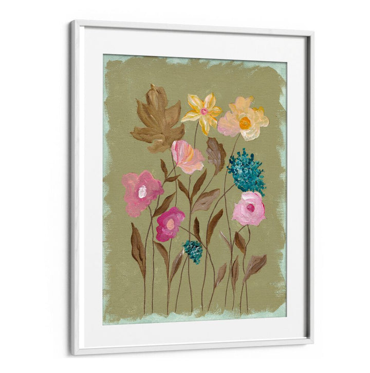 BLUSH IN BLOOM II , FLORAL FLOWER PAINTINGS