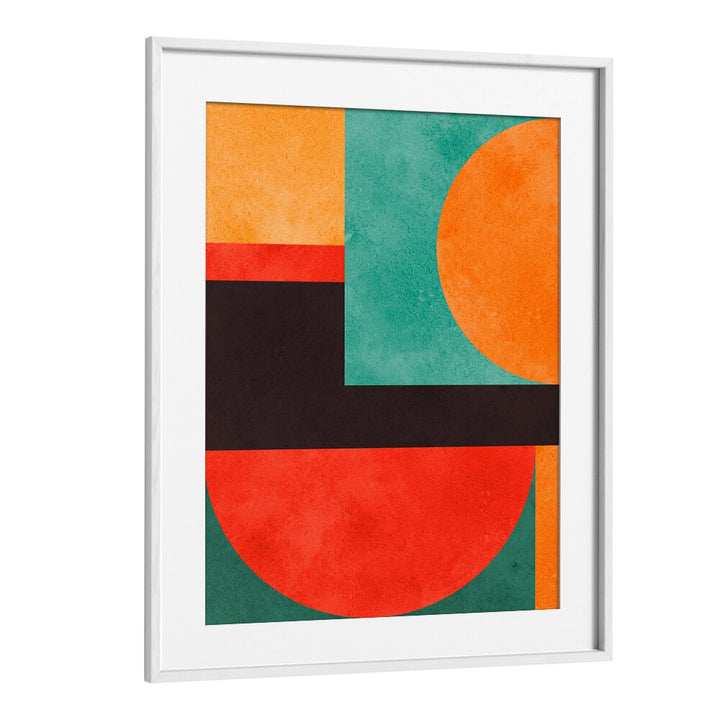 Bright and modern COLORFUL GEOMETRIC COMPOSITION II, GEOMETRIC ART PRINTS perfect for enhancing any living space.