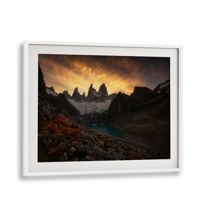 Stunning PATAGONIA MOUNTAIN LIGHT, PHOTOGRAPHY PRINTS showcasing breathtaking landscapes and vibrant sunset hues.