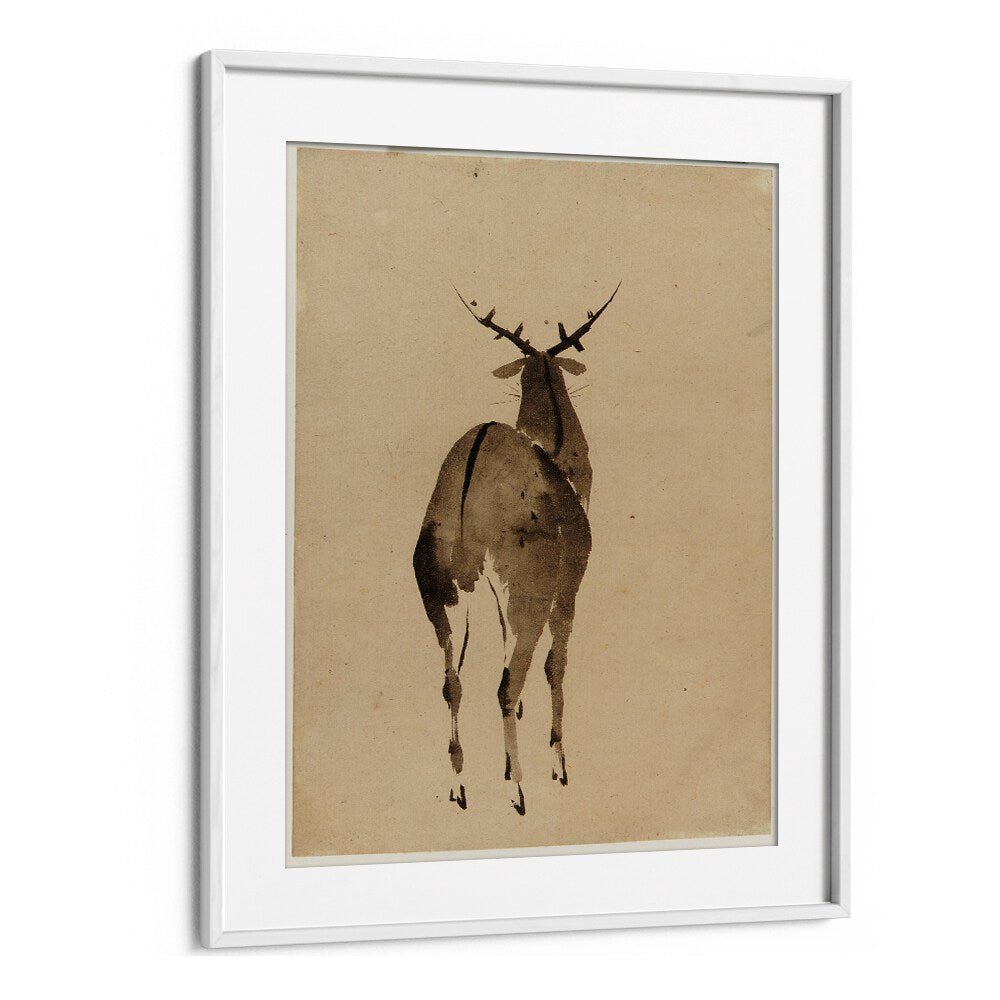 DEER ,  VINTAGE PAINTINGS