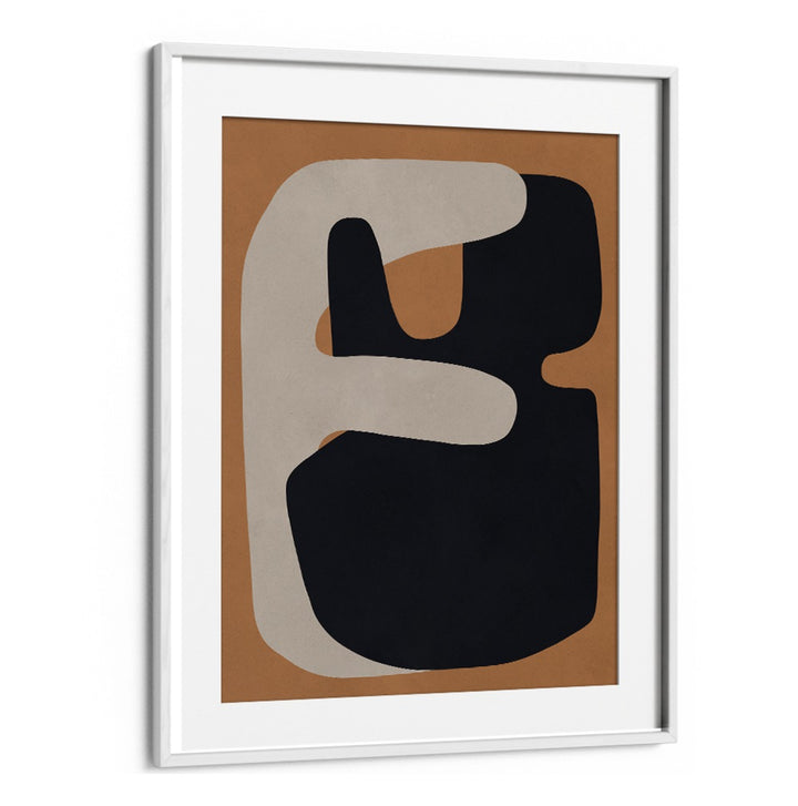 Stylish TRIBAL SHAPES XIII, GEOMETRIC ART PRINTS featuring intricate designs in earthy tones for modern decor.