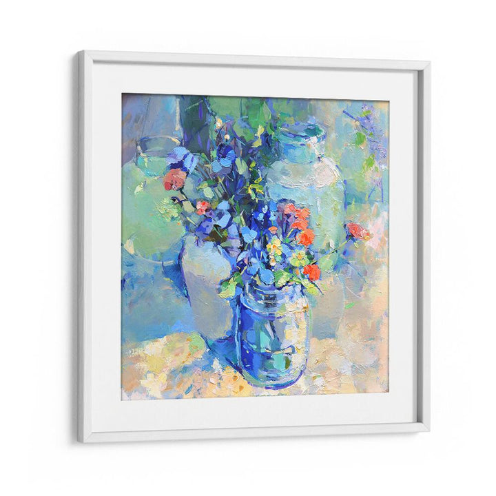 Vibrant WILD FLOWERS showcased in a stunning FLORAL FLOWER PAINTING, perfect for nature lovers' home decor.
