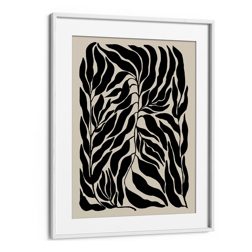 Elegant BLACK LEAVES, FLORAL FLOWER PAINTINGS by Elena Ristova, showcasing intricate botanical artistry.