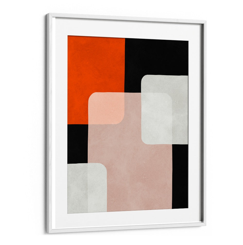 Vibrant EXPRESSIONIST SHAPES VIII, GEOMETRIC ART PRINTS, showcasing a bold mix of colors and shapes for any decor.