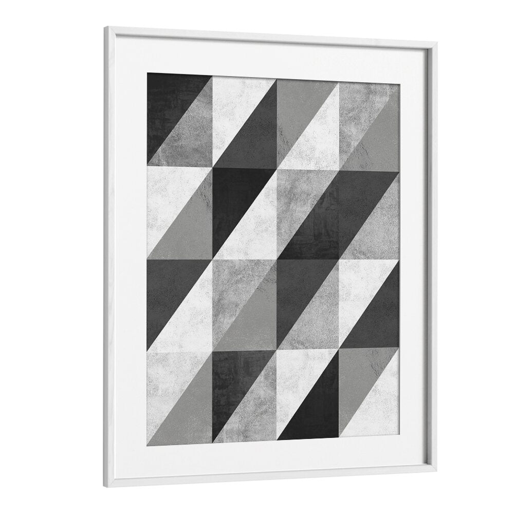 Sophisticated gray geometric patterns in GRAY TEXTURES I, GEOMETRIC ART PRINTS, perfect for modern decor.