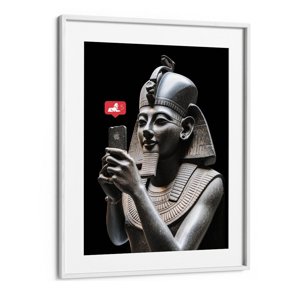 Captivating CHILL RAMSES, ALTERED ART PRINTS by DIKHOTOMY blend traditional artistry with modern flair for any space.