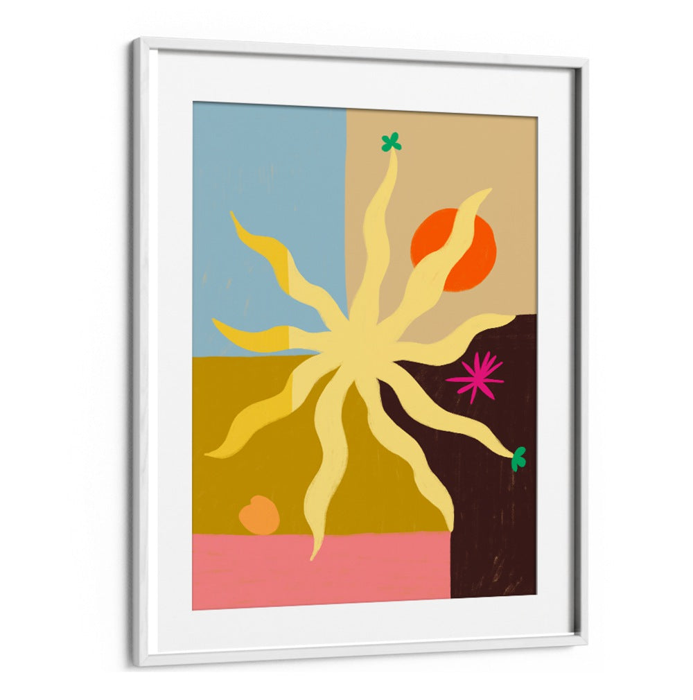 Vibrant art piece from THE SUN II, ZODIAC & TAROT POSTERS, showcasing astrology's beauty for any space.