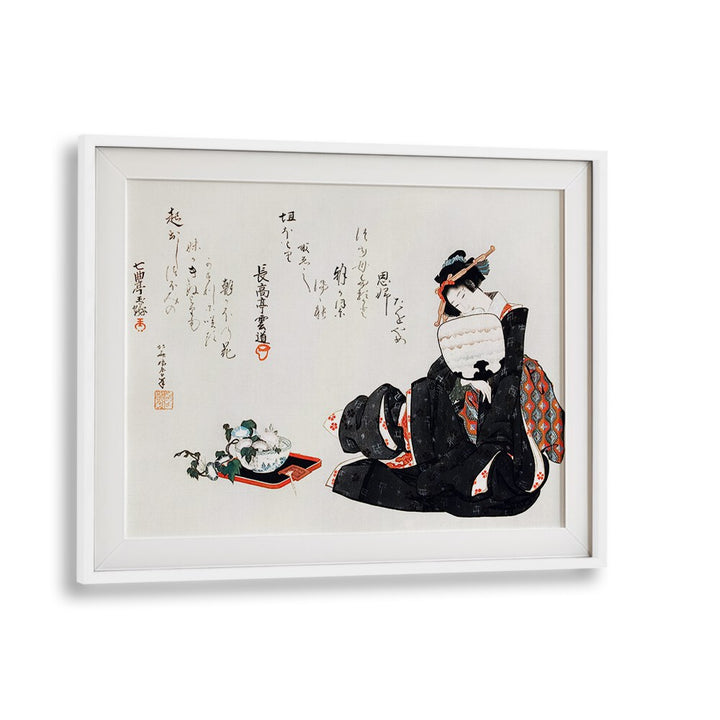 JAPANESE WOMAN III, VINTAGE PAINTINGS