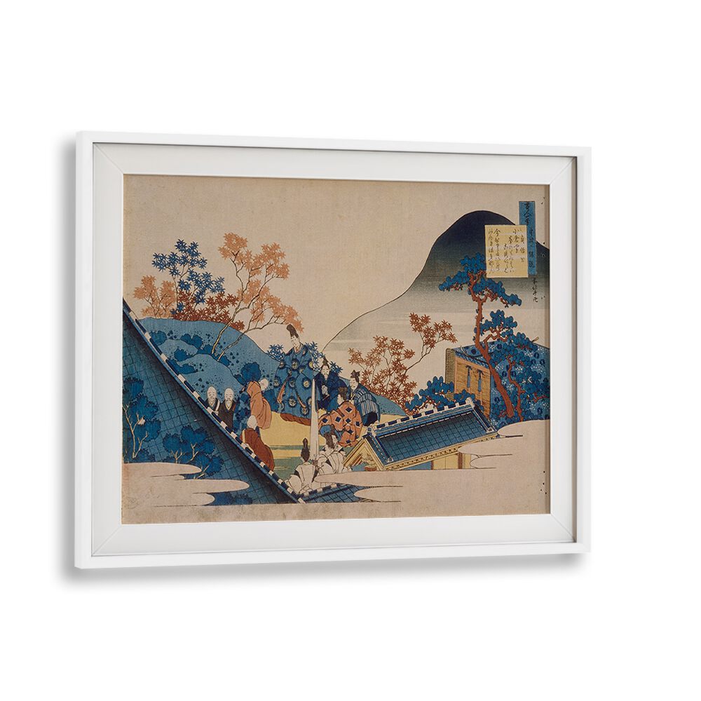 HOKUSAI'S POEM , VINTAGE PAINTINGS