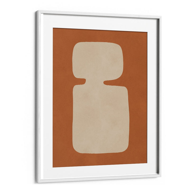 Elegant TRIBAL SHAPES XVII, GEOMETRIC ART PRINTS featuring earthy tones, perfect for modern decor and cultural flair.