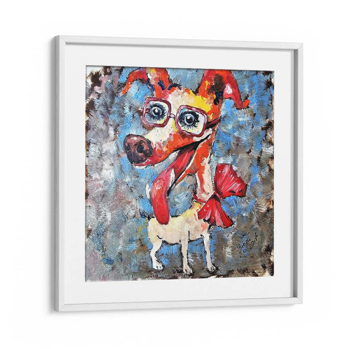 Whimsical Smiling Jack Russell Comic Posters add charm and fun to your wall, perfect for dog lovers and enthusiasts.