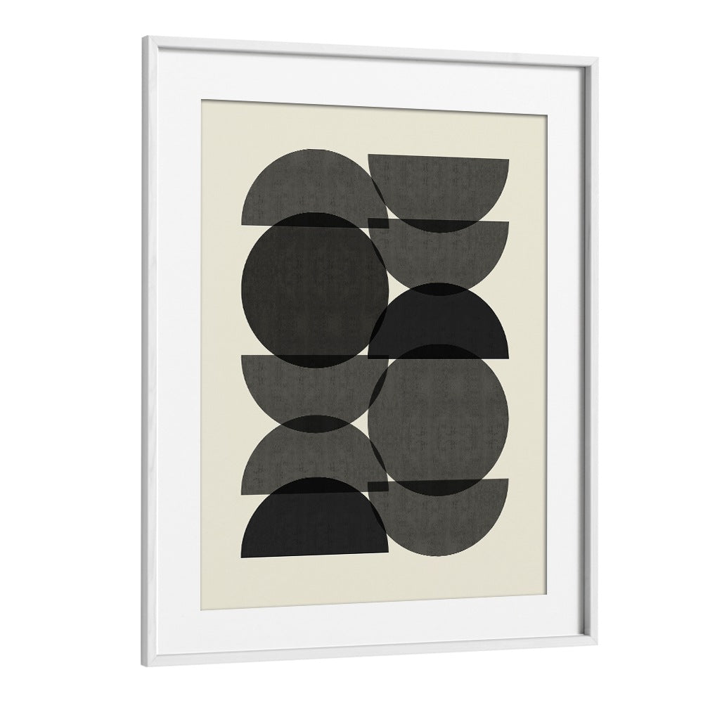 Striking COMPOSITION LINES AND CIRCLES III, GEOMETRIC ART PRINTS, blends lines and circles for a unique abstract style.