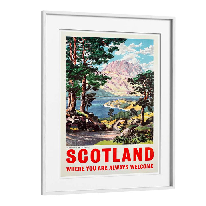 Vibrant SCOTLAND I, VINTAGE TRAVEL POSTERS showcasing breathtaking landscapes and cultural charm for your home decor.