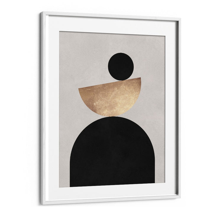 Framed LINES AND CIRCLES XXIII, GEOMETRIC ART PRINTS showcasing elegant shapes and modern design for your decor.