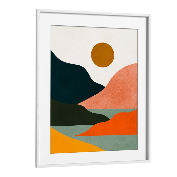 Stunning WATERCOLOR VI, LANDSCAPE PAINTINGS showcasing vibrant colors and abstract shapes to elevate your space.