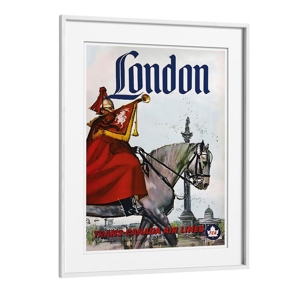 LONDON I, VINTAGE TRAVEL POSTERS showcase iconic London imagery with a captivating retro design for your decor.