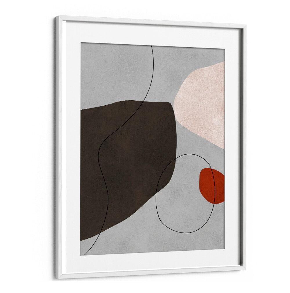 Explore the modern design of EXPRESSIVE V, ABSTRACT PAINTINGS, featuring bold shapes and a unique color palette.