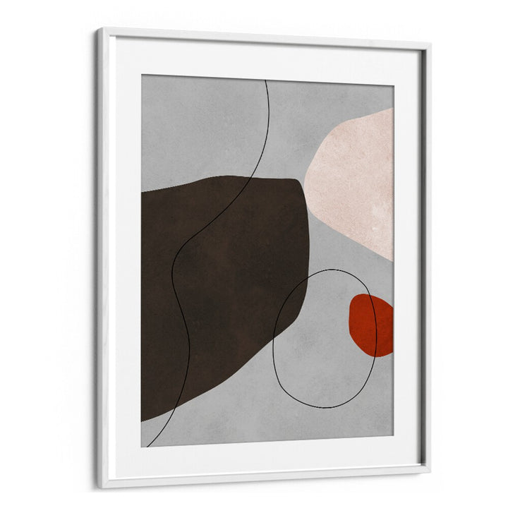 Explore the modern design of EXPRESSIVE V, ABSTRACT PAINTINGS, featuring bold shapes and a unique color palette.