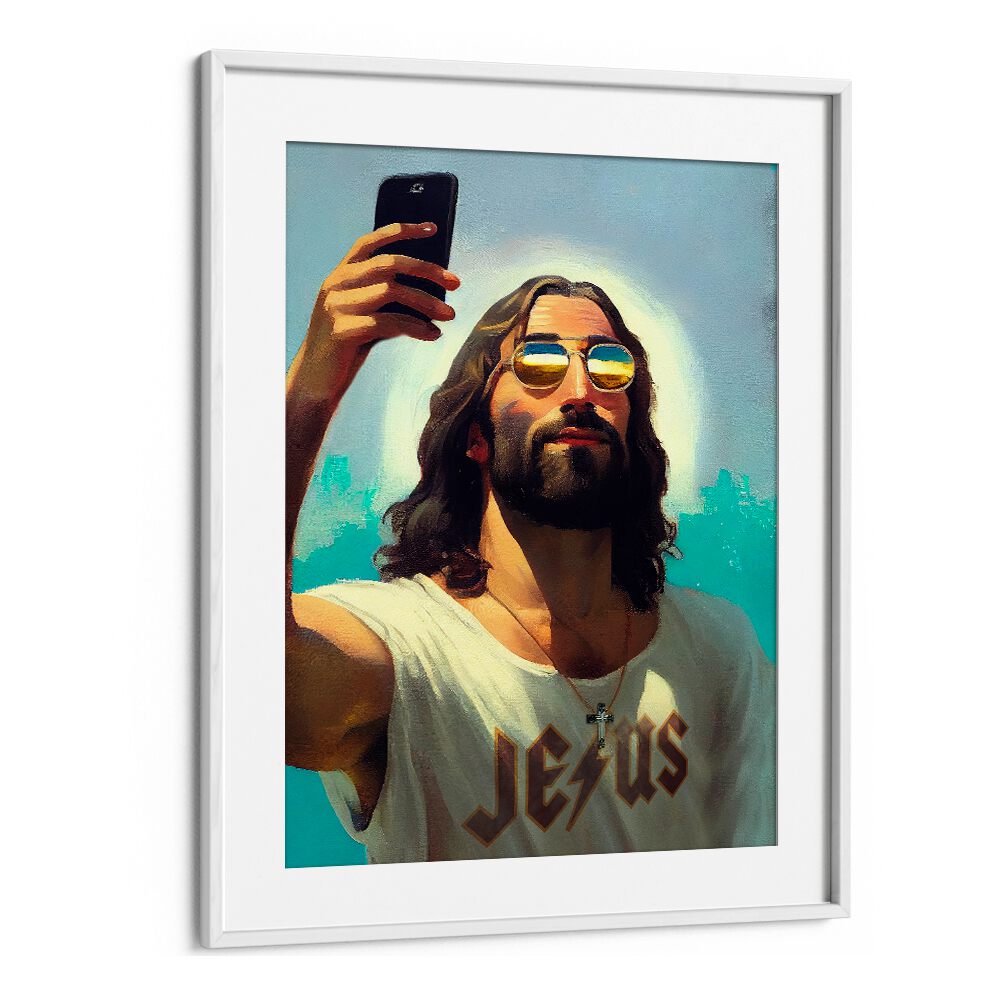Stylish I AM JESUS, ALTERED ART PRINTS by Dikhotomy for a unique spiritual touch in your space.