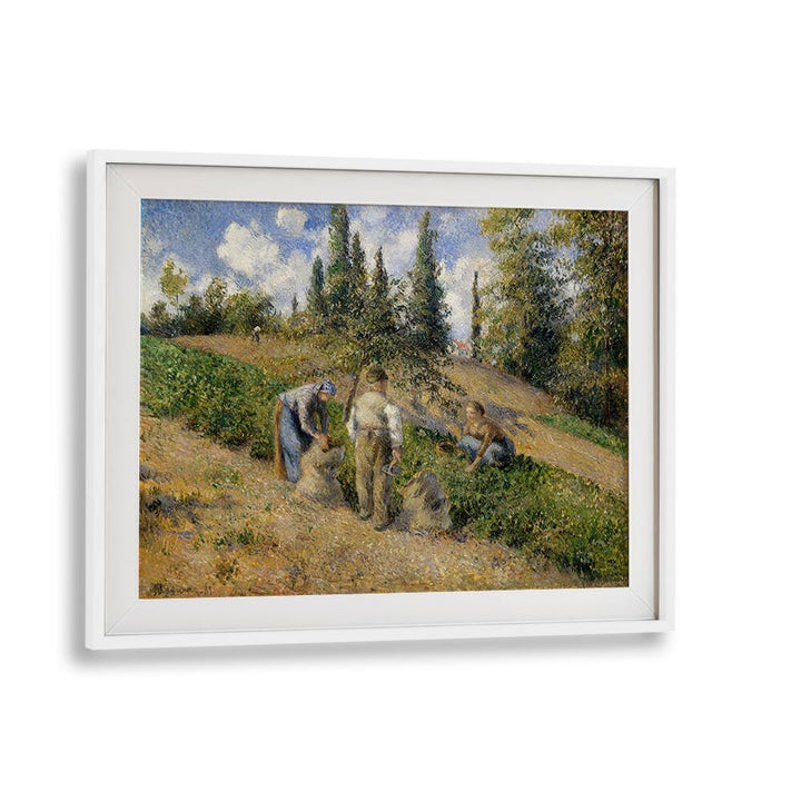 THE HARVEST, PONTOISE (1881) , VINTAGE PAINTINGS